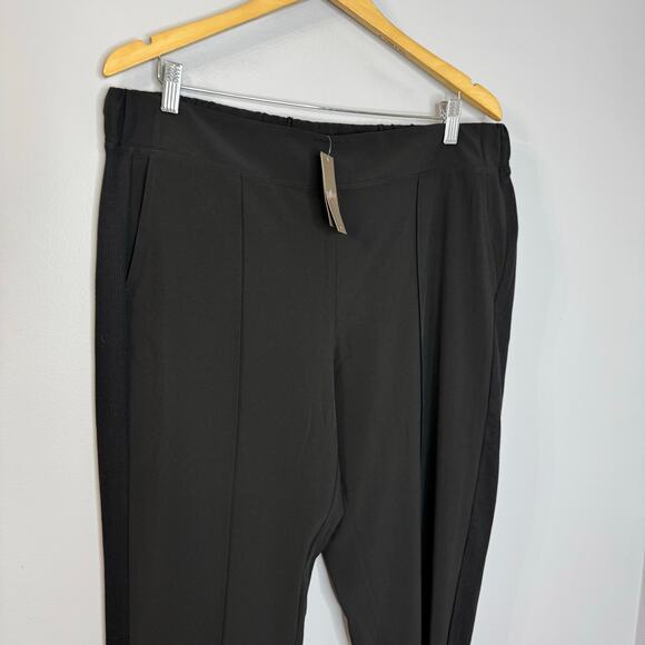 J. Jill Fit Kalamata Stretch Pants Black Lightweight Stretch Pull-on L New - Picture 2 of 11